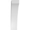 Ekena Millwork 5 1/2-in. W x 16-in. D x 24-in. H Thorton Architectural Grade PVC Knee Brace BRCP055X16X24THR - alternate 6